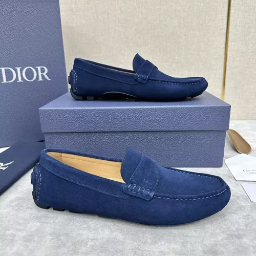 Replica Christian Dior Leather Shoes For Women #1274459 $130.00 USD for Wholesale