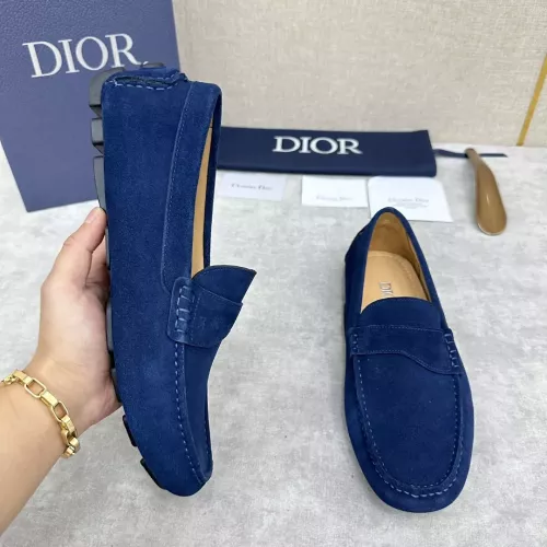 Replica Christian Dior Leather Shoes For Women #1274459 $130.00 USD for Wholesale