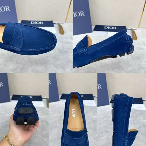 Replica Christian Dior Leather Shoes For Women #1274459 $130.00 USD for Wholesale