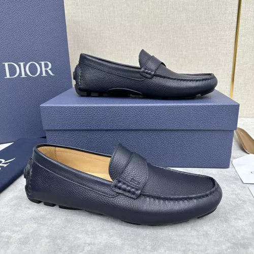 Replica Christian Dior Leather Shoes For Women #1274461 $130.00 USD for Wholesale