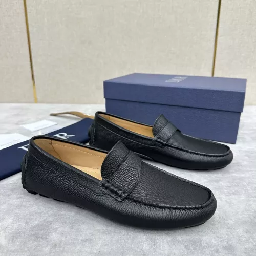 Replica Christian Dior Leather Shoes For Women #1274462 $130.00 USD for Wholesale