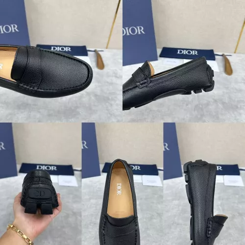 Replica Christian Dior Leather Shoes For Women #1274462 $130.00 USD for Wholesale