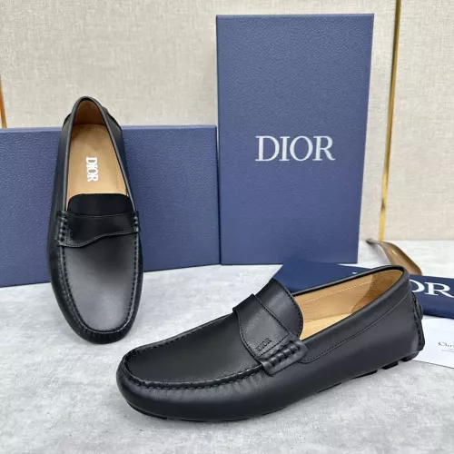 Wholesale Christian Dior Leather Shoes For Women #1274463 $130.00 USD, Wholesale Quality Replica Christian Dior Leather Shoes