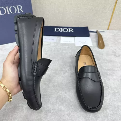 Replica Christian Dior Leather Shoes For Women #1274463 $130.00 USD for Wholesale