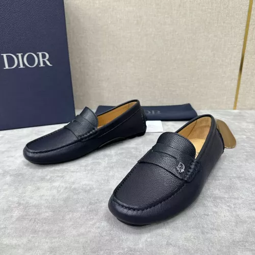 Wholesale Christian Dior Leather Shoes For Women #1274464 $130.00 USD, Wholesale Quality Replica Christian Dior Leather Shoes