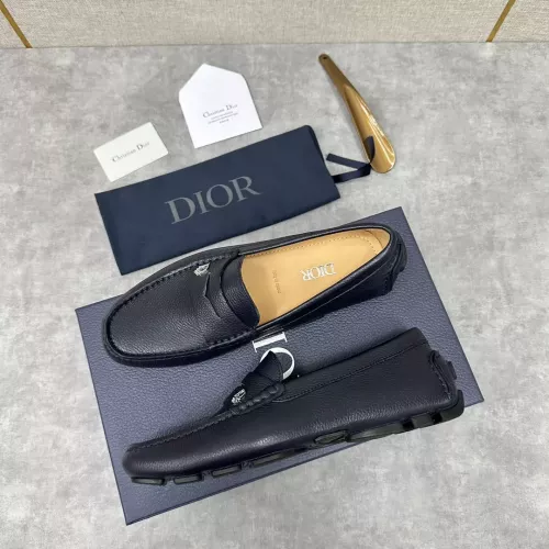 Replica Christian Dior Leather Shoes For Women #1274464 $130.00 USD for Wholesale