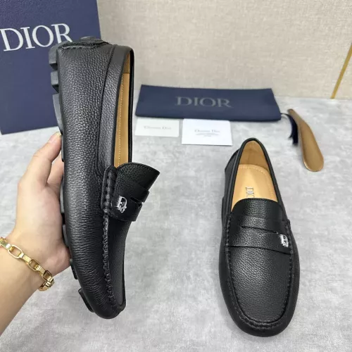 Replica Christian Dior Leather Shoes For Women #1274465 $130.00 USD for Wholesale