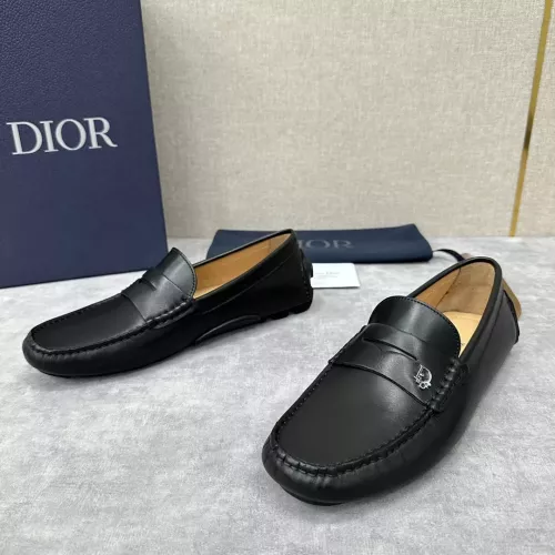 Wholesale Christian Dior Leather Shoes For Women #1274466 $130.00 USD, Wholesale Quality Replica Christian Dior Leather Shoes