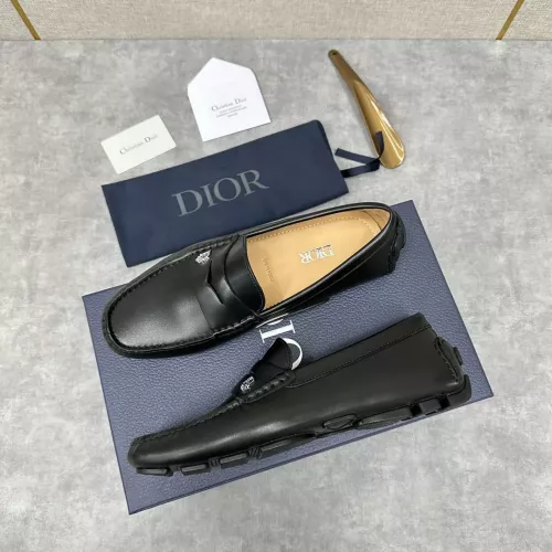 Replica Christian Dior Leather Shoes For Women #1274466 $130.00 USD for Wholesale