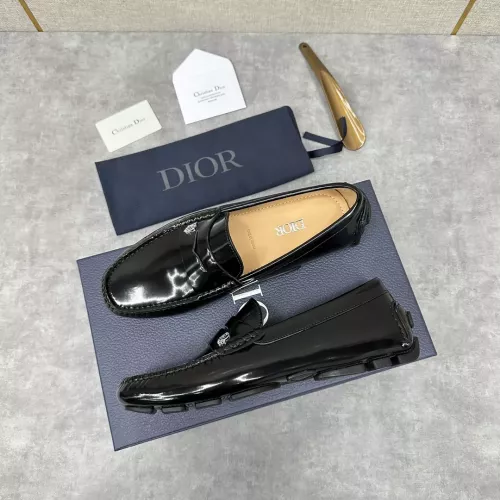 Replica Christian Dior Leather Shoes For Women #1274467 $130.00 USD for Wholesale