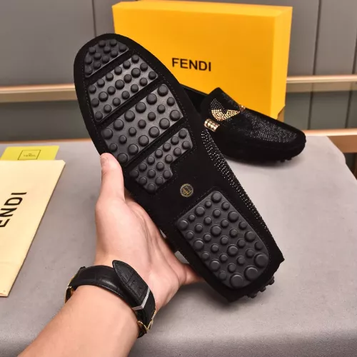 Replica Fendi Leather Shoes For Women #1274476 $76.00 USD for Wholesale