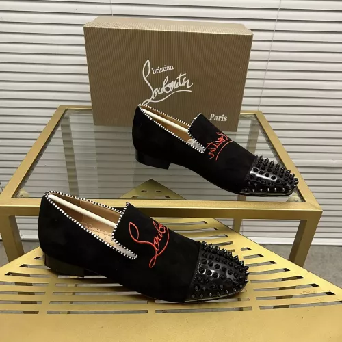 Wholesale Christian Louboutin Leather Shoes For Men #1274579 $92.00 USD, Wholesale Quality Replica Christian Louboutin Leather Shoes