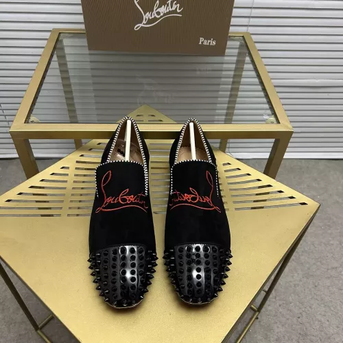 Replica Christian Louboutin Leather Shoes For Men #1274579 $92.00 USD for Wholesale