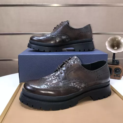 Wholesale Christian Dior Leather Shoes For Men #1274588 $92.00 USD, Wholesale Quality Replica Christian Dior Leather Shoes