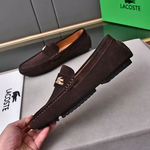 Replica Lacoste Leather Shoes For Men #1274600 $76.00 USD for Wholesale