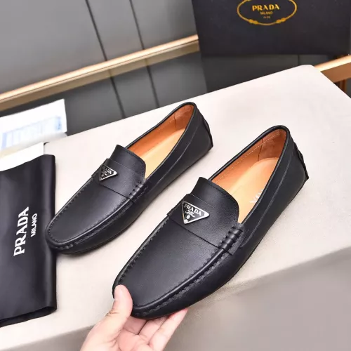 Wholesale Prada Leather Shoes For Men #1274606 $76.00 USD, Wholesale Quality Replica Prada Leather Shoes