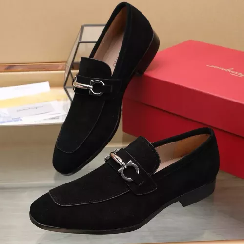 Wholesale Salvatore Ferragamo Leather Shoes For Men #1274677 $122.00 USD, Wholesale Quality Replica Salvatore Ferragamo Leather Shoes