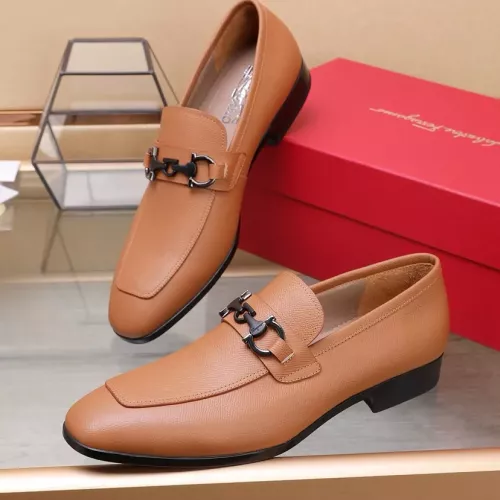 Wholesale Salvatore Ferragamo Leather Shoes For Men #1274680 $122.00 USD, Wholesale Quality Replica Salvatore Ferragamo Leather Shoes