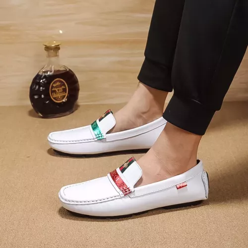 Replica Gucci Oxfords Shoes For Men #1274741 $72.00 USD for Wholesale