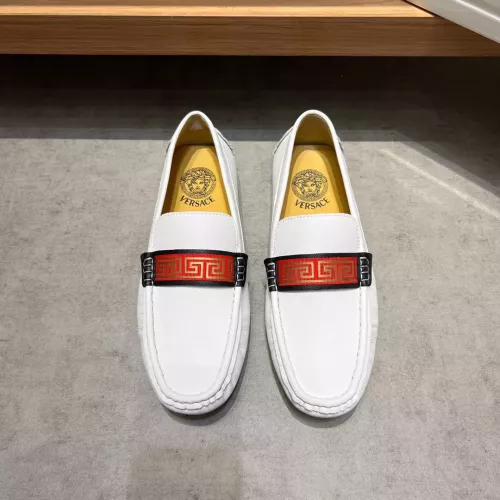 Replica Versace Leather Shoes For Men #1274754 $68.00 USD for Wholesale