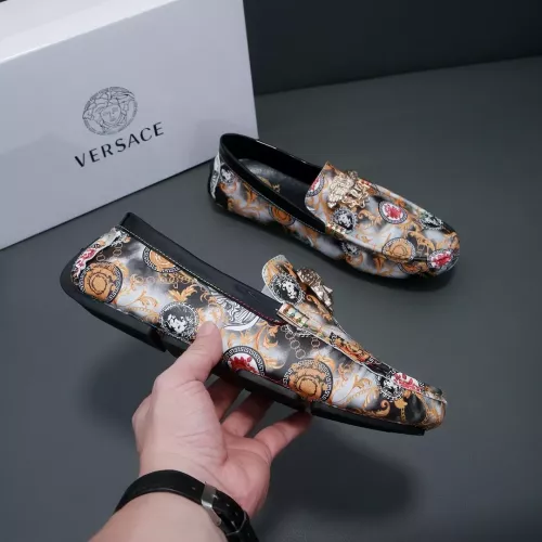 Replica Versace Leather Shoes For Men #1274758 $68.00 USD for Wholesale