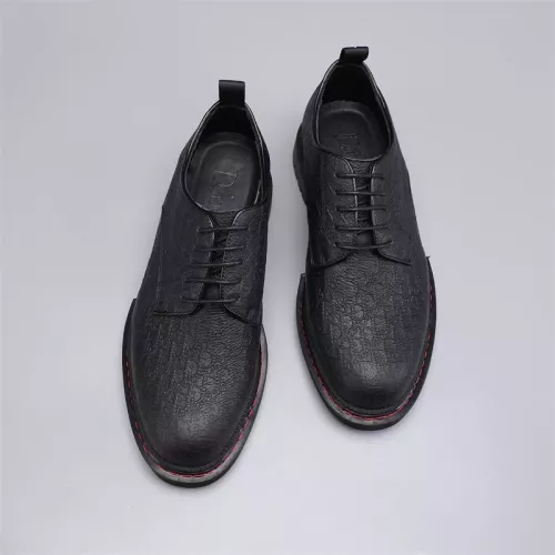 Replica Christian Dior Leather Shoes For Men #1274807 $85.00 USD for Wholesale