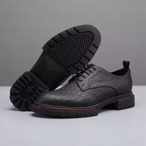 Replica Christian Dior Leather Shoes For Men #1274807 $85.00 USD for Wholesale