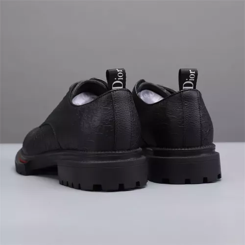 Replica Christian Dior Leather Shoes For Men #1274807 $85.00 USD for Wholesale