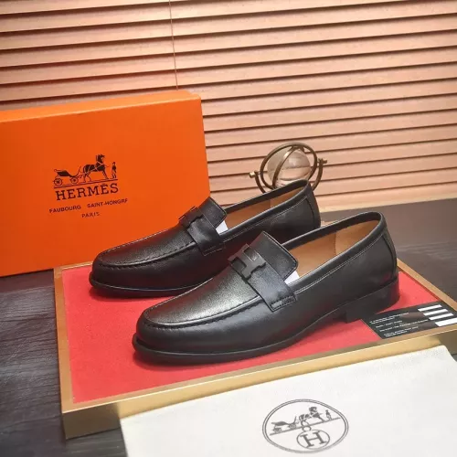 Wholesale Hermes Leather Shoes For Men #1274814 $85.00 USD, Wholesale Quality Replica Hermes Leather Shoes