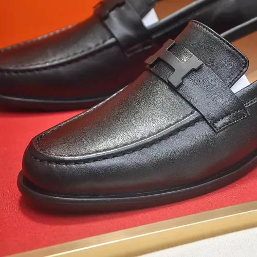 Replica Hermes Leather Shoes For Men #1274814 $85.00 USD for Wholesale