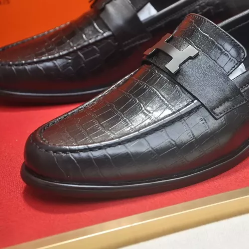 Replica Hermes Leather Shoes For Men #1274816 $85.00 USD for Wholesale