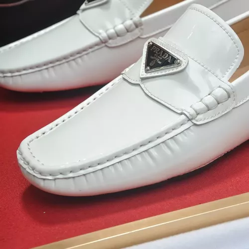 Replica Prada Leather Shoes For Men #1274984 $80.00 USD for Wholesale