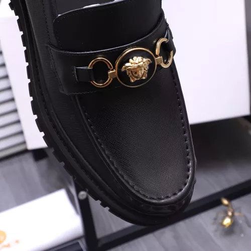 Replica Versace Leather Shoes For Men #1275006 $88.00 USD for Wholesale