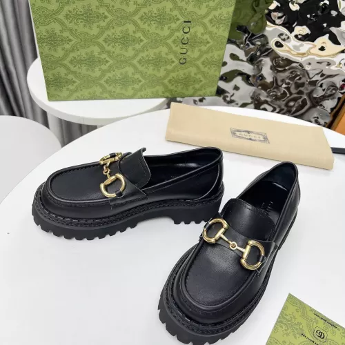 Wholesale Gucci Oxfords Shoes For Women #1275158 $102.00 USD, Wholesale Quality Replica Gucci Oxfords Shoes