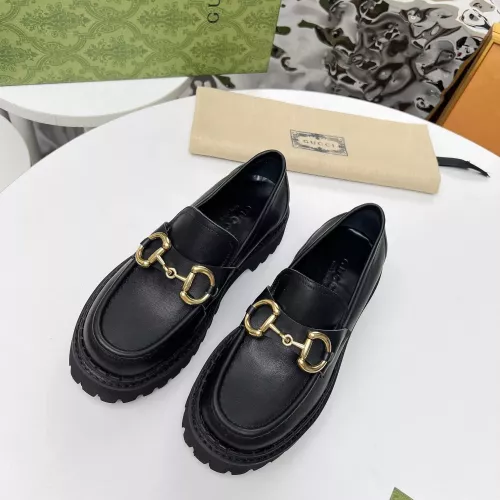 Replica Gucci Oxfords Shoes For Women #1275158 $102.00 USD for Wholesale