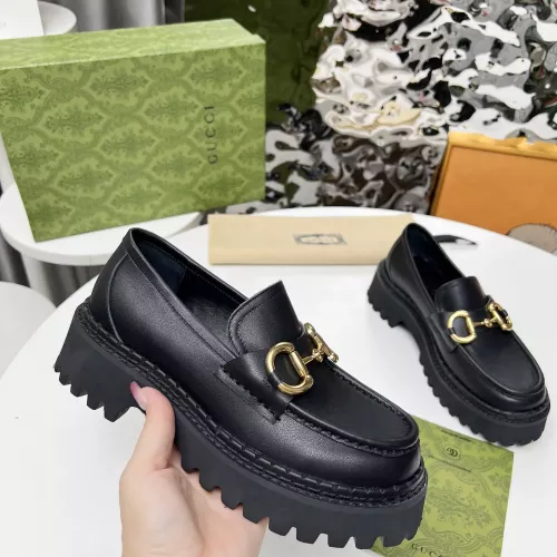 Replica Gucci Oxfords Shoes For Women #1275158 $102.00 USD for Wholesale