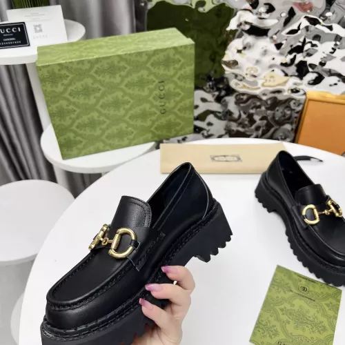 Replica Gucci Oxfords Shoes For Women #1275158 $102.00 USD for Wholesale