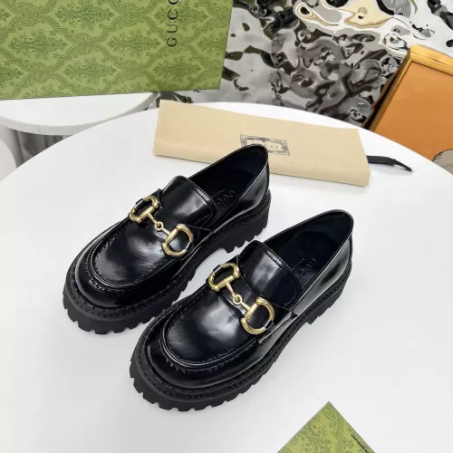 Replica Gucci Oxfords Shoes For Women #1275159 $102.00 USD for Wholesale