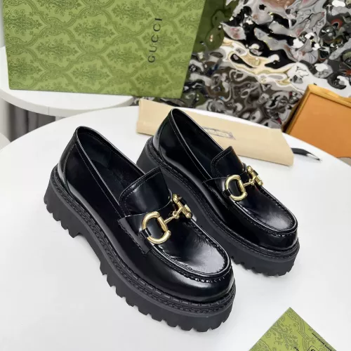 Replica Gucci Oxfords Shoes For Women #1275159 $102.00 USD for Wholesale