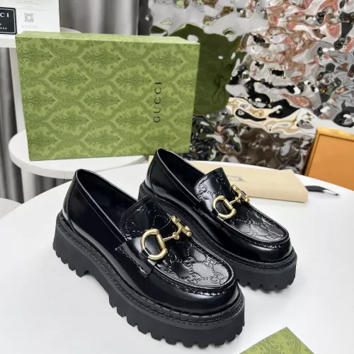 Replica Gucci Oxfords Shoes For Women #1275161 $102.00 USD for Wholesale