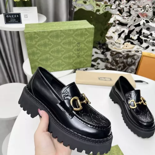 Replica Gucci Oxfords Shoes For Women #1275161 $102.00 USD for Wholesale