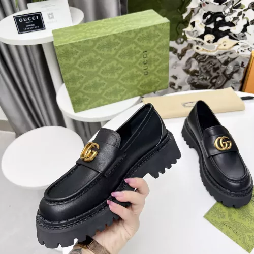 Replica Gucci Oxfords Shoes For Women #1275164 $102.00 USD for Wholesale