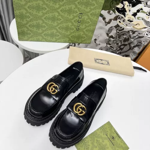 Replica Gucci Oxfords Shoes For Women #1275165 $102.00 USD for Wholesale