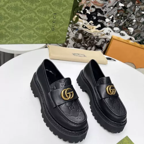 Wholesale Gucci Oxfords Shoes For Women #1275166 $102.00 USD, Wholesale Quality Replica Gucci Oxfords Shoes