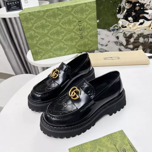 Replica Gucci Oxfords Shoes For Women #1275167 $102.00 USD for Wholesale