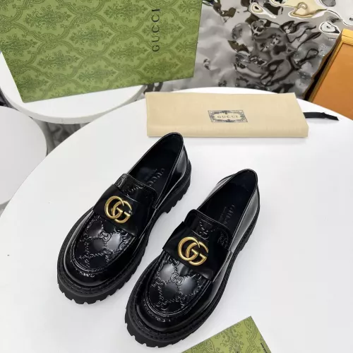 Replica Gucci Oxfords Shoes For Women #1275167 $102.00 USD for Wholesale