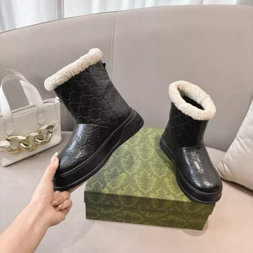 Replica Gucci Boots For Women #1275173 $115.00 USD for Wholesale