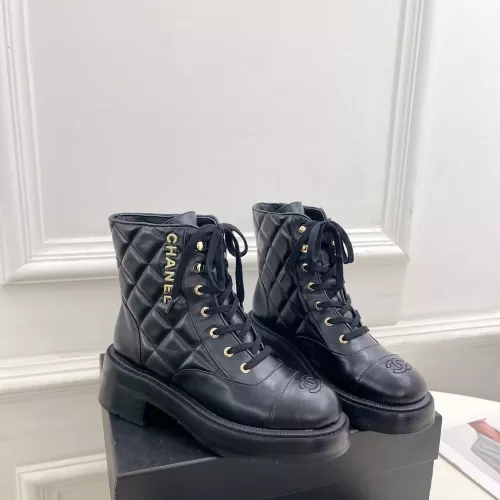 Wholesale Chanel Boots For Women #1275179 $135.00 USD, Wholesale Quality Replica Chanel Boots