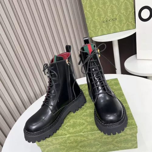 Replica Gucci Boots For Women #1275240 $108.00 USD for Wholesale