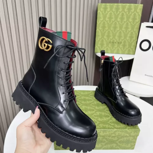 Replica Gucci Boots For Women #1275240 $108.00 USD for Wholesale